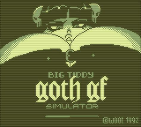 big tiddy goth gf simulator|Download Big Tiddy Goth GF Simulator by Earthbound Books.